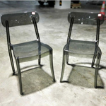 Pair of LYNETTE Chair in KLEA SMOKE