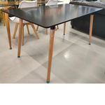 VIENNA Dining Table in BLACK (L)