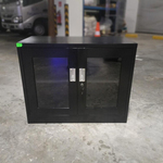 GEAR Low Steel Display Cabinet in BLACK