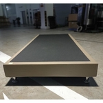 GASTEN II Single Bed Frame in COFFEE PU