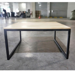 LOFIE SQ Rustic Solid Wood Coffee Table