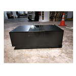 GARRIS NOIR Modern Coffee Table in BLACK