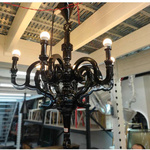 VANZANDA BLACK M6 Chandelier Lamp MD30052-6-700