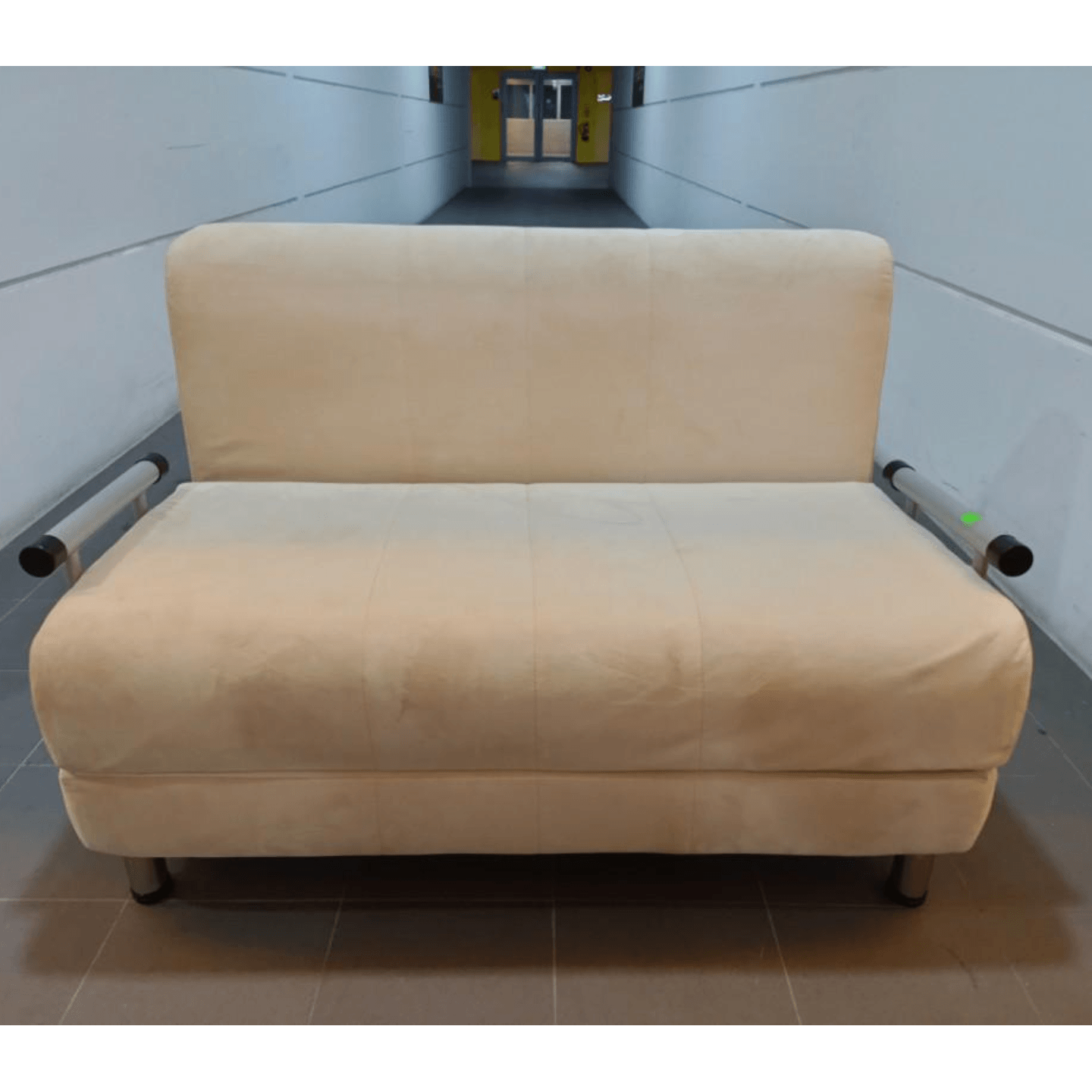 KANOLLI II Sofa Bed in BEIGE VELVET