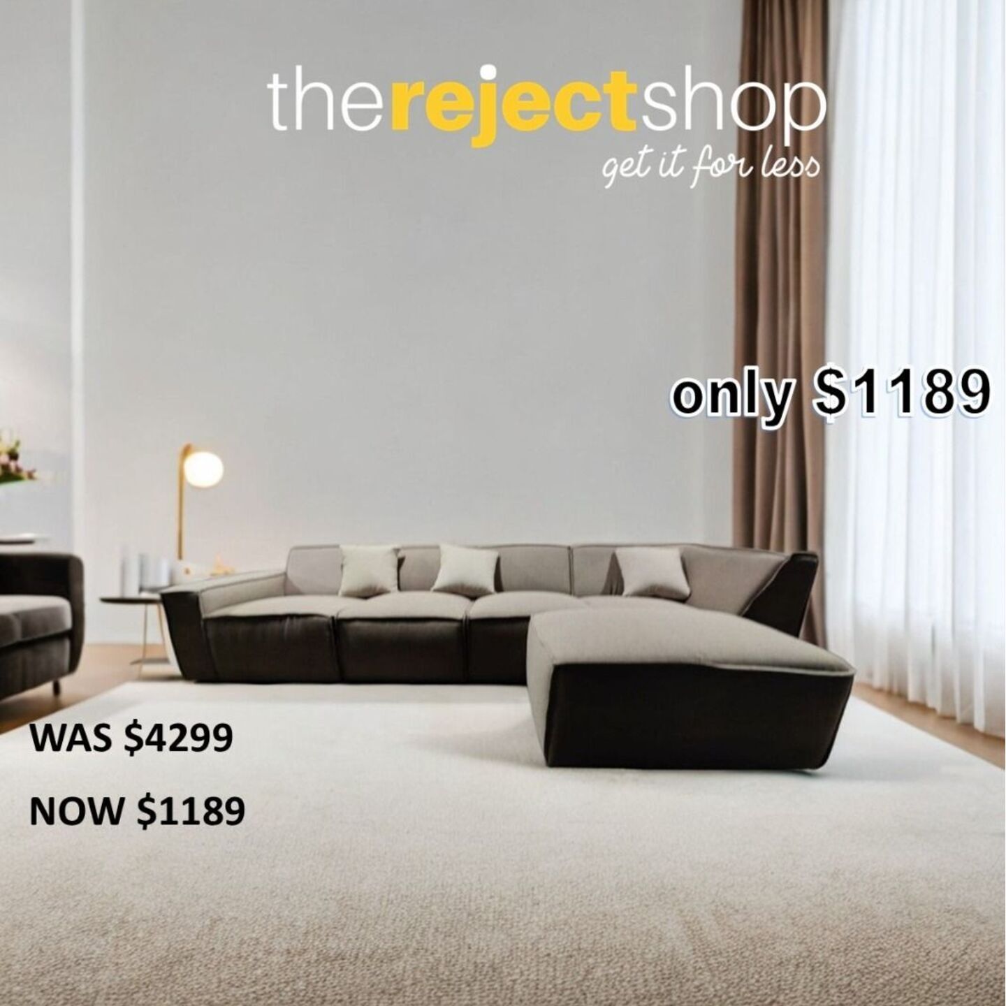 BOVADA Modular Duron Fabric Sofa