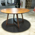 RASSONE Solid Round Wooden Dining Table