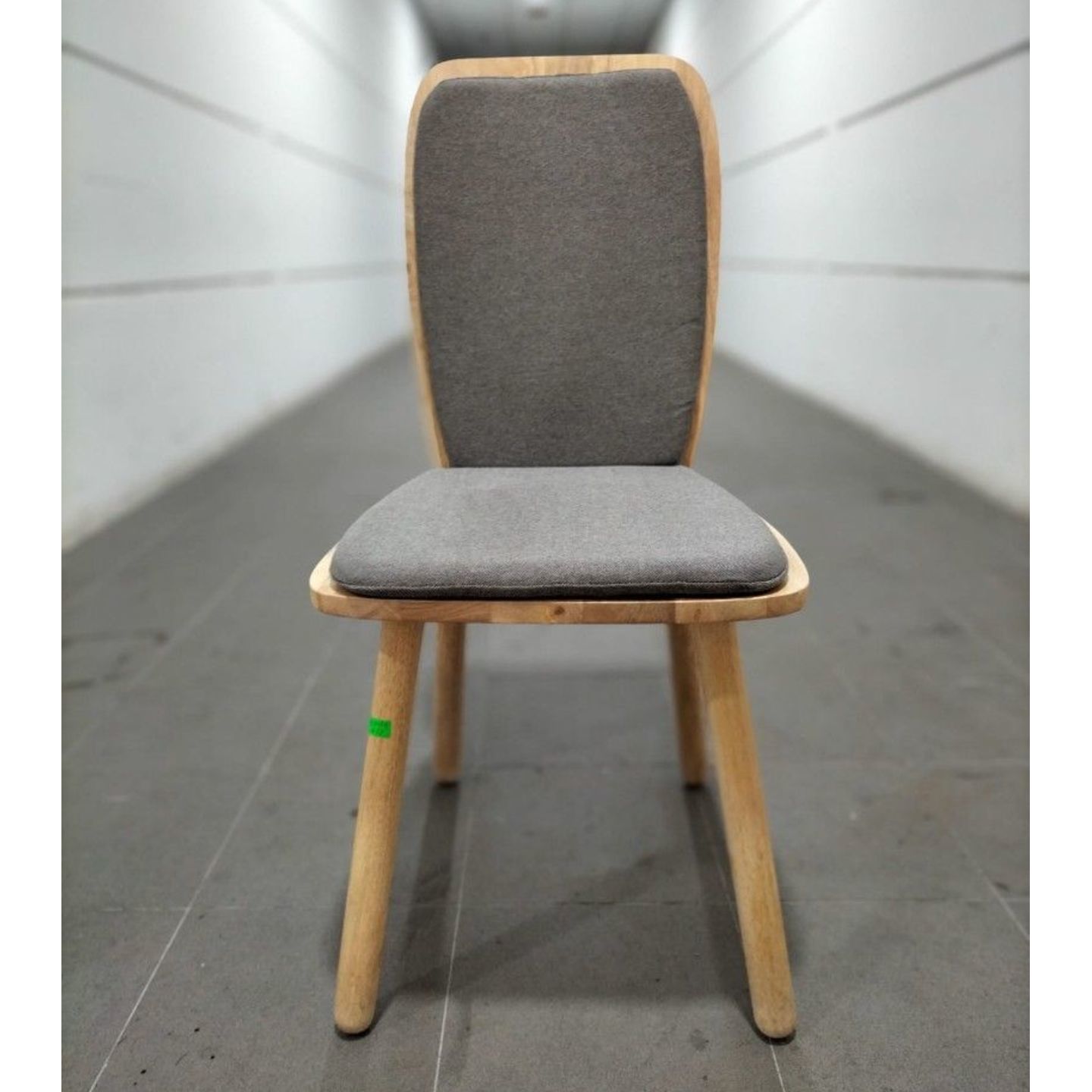 LEVER Wooden Dining Chair in Grey - one piece only