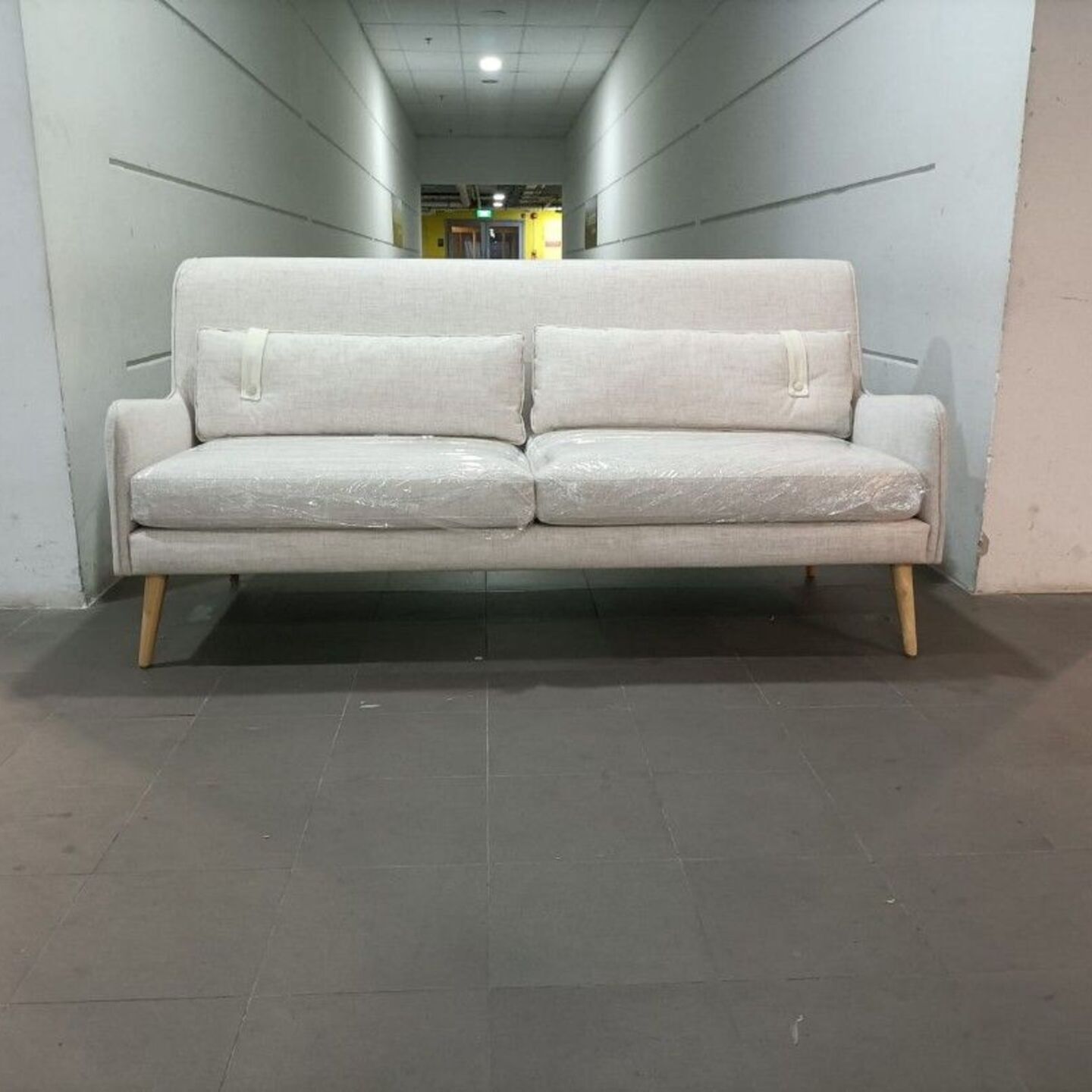 SERIPHUS 2.5 Seater Sofa in CREAM FABRIC