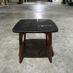 PEONY Square Black Marble Coffee Table
