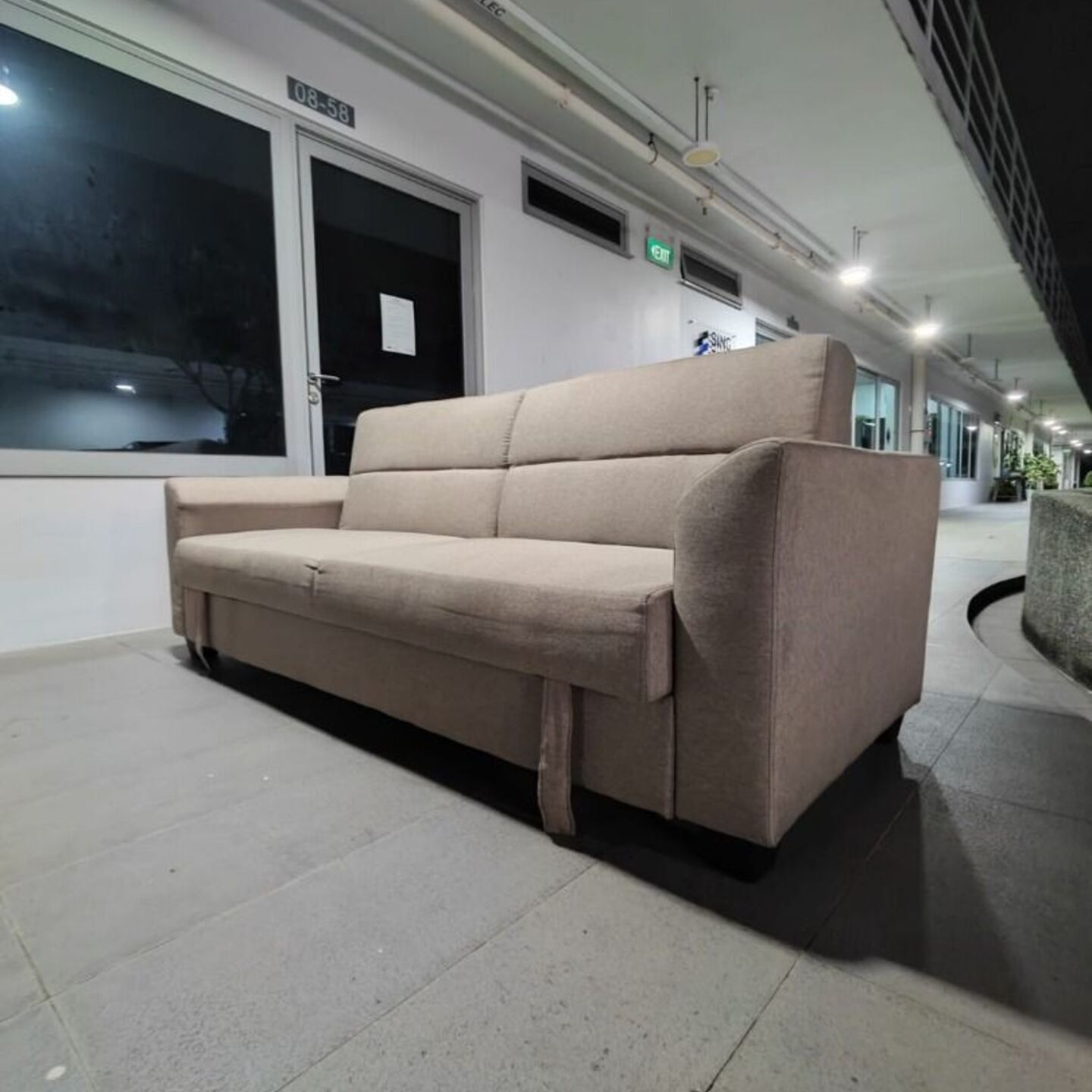 CORBIE 3 Seater Storage Sofa Bed