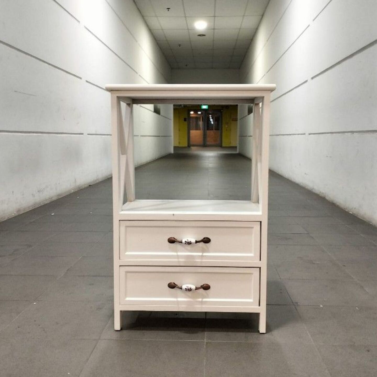 RIGELA Wooden Storage Cabinet in WHITE
