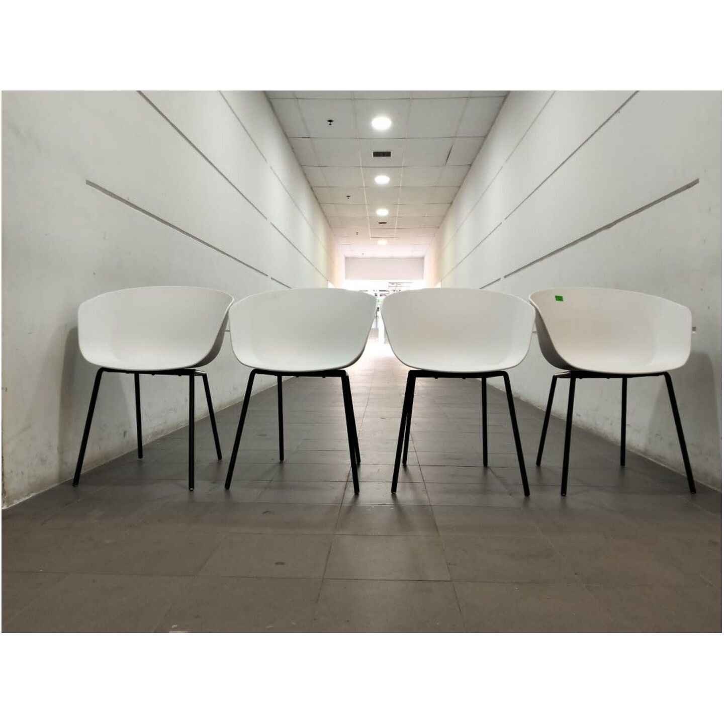 GYRO Armchairs in OFF WHITE (set of 4)