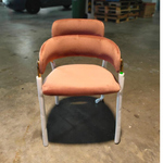 EMMEX Velvet Dining Chair in BROWN