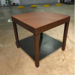 LORRAINE REG Outdoor Dining Table in BROWN