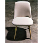 LAARA Chair in Natural Wood & Cream Cushion