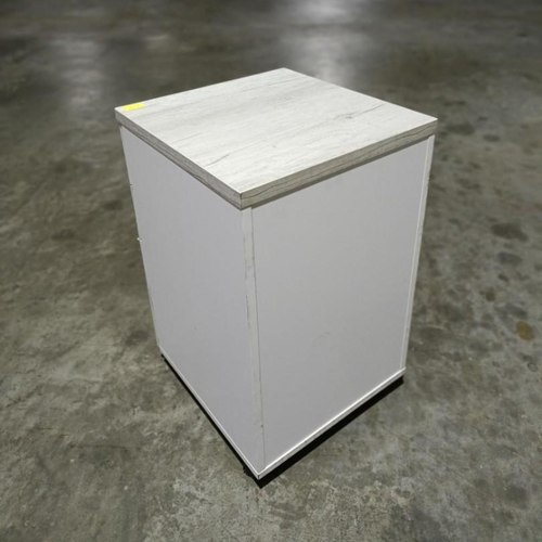 MAUREEN 2 Drawer + 1 Filing Pedestal in ASH WHITE