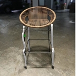FARDIA WICKER Bar Chair