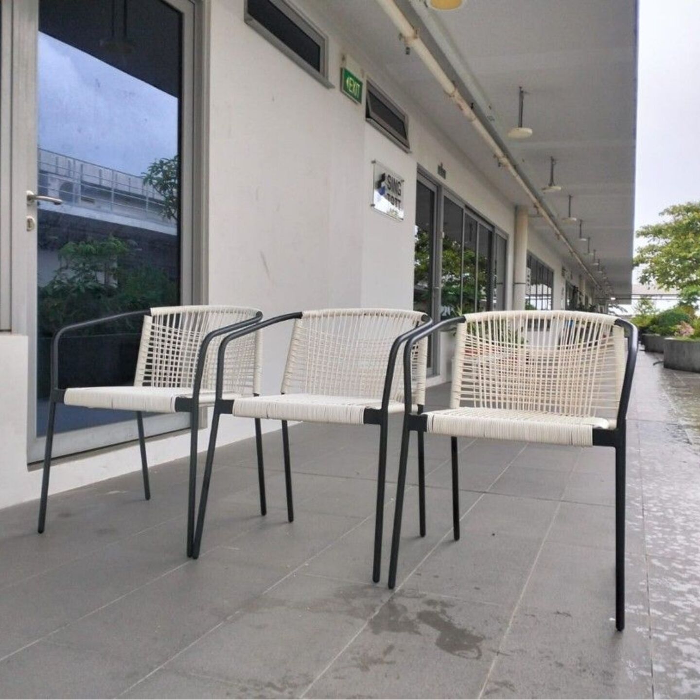 (ULTIMATE SALE) AHERN Outdoor Armchair (set of 3)