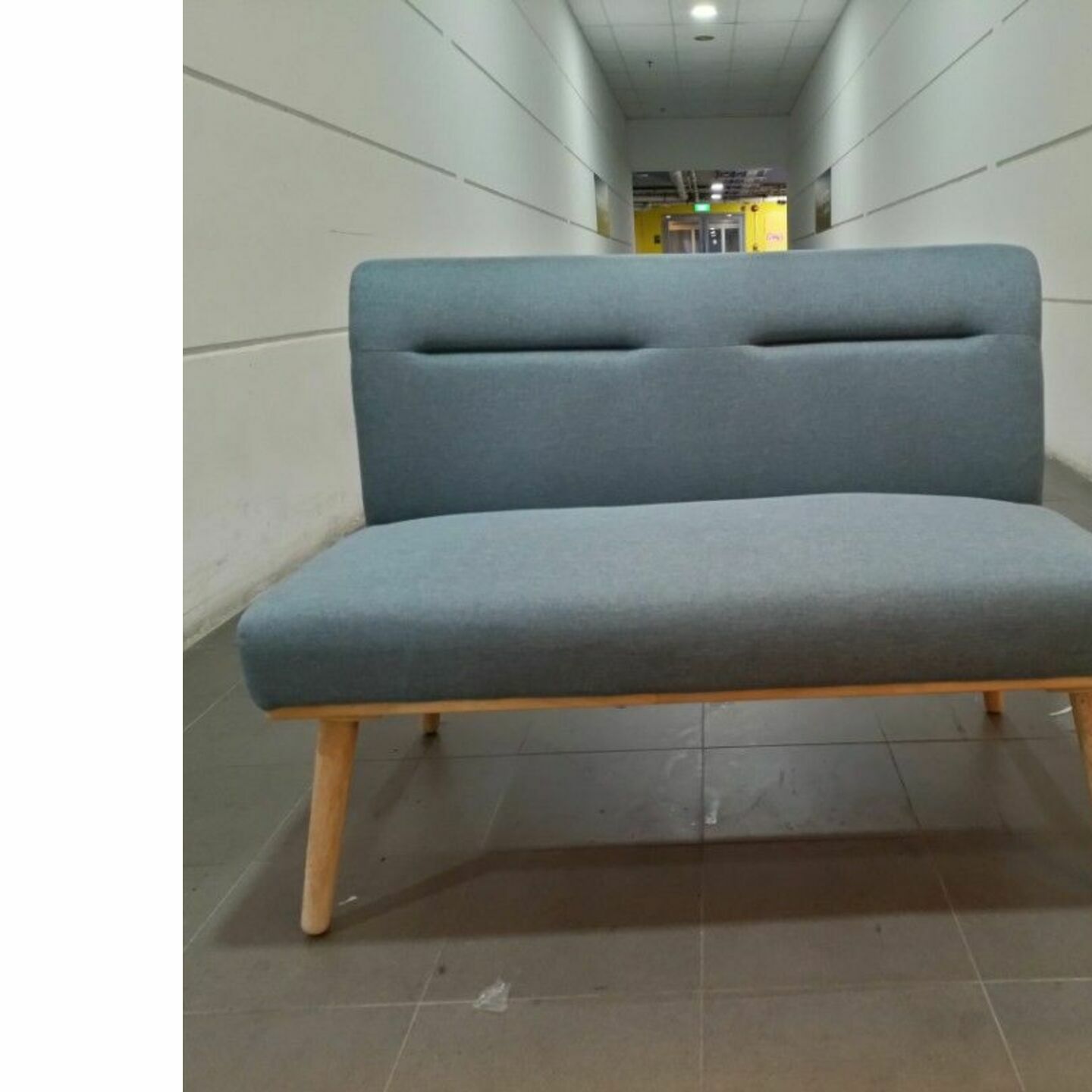 EREVUS 2 Seater Dining Sofa in BLUE