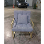 NATHANIA Armchair in GOLD FRAME