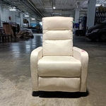 RAXO SWIVEL Based Recliner Chair in LIGHT BEIGE FABRIC
