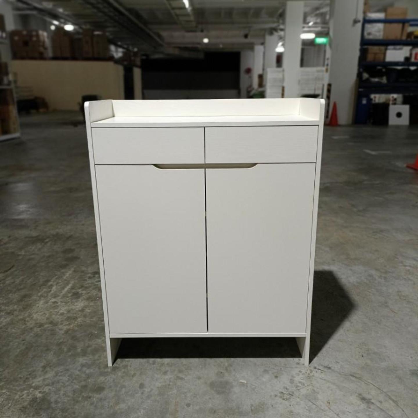 SARINO Shoe Cabinet in WHITE