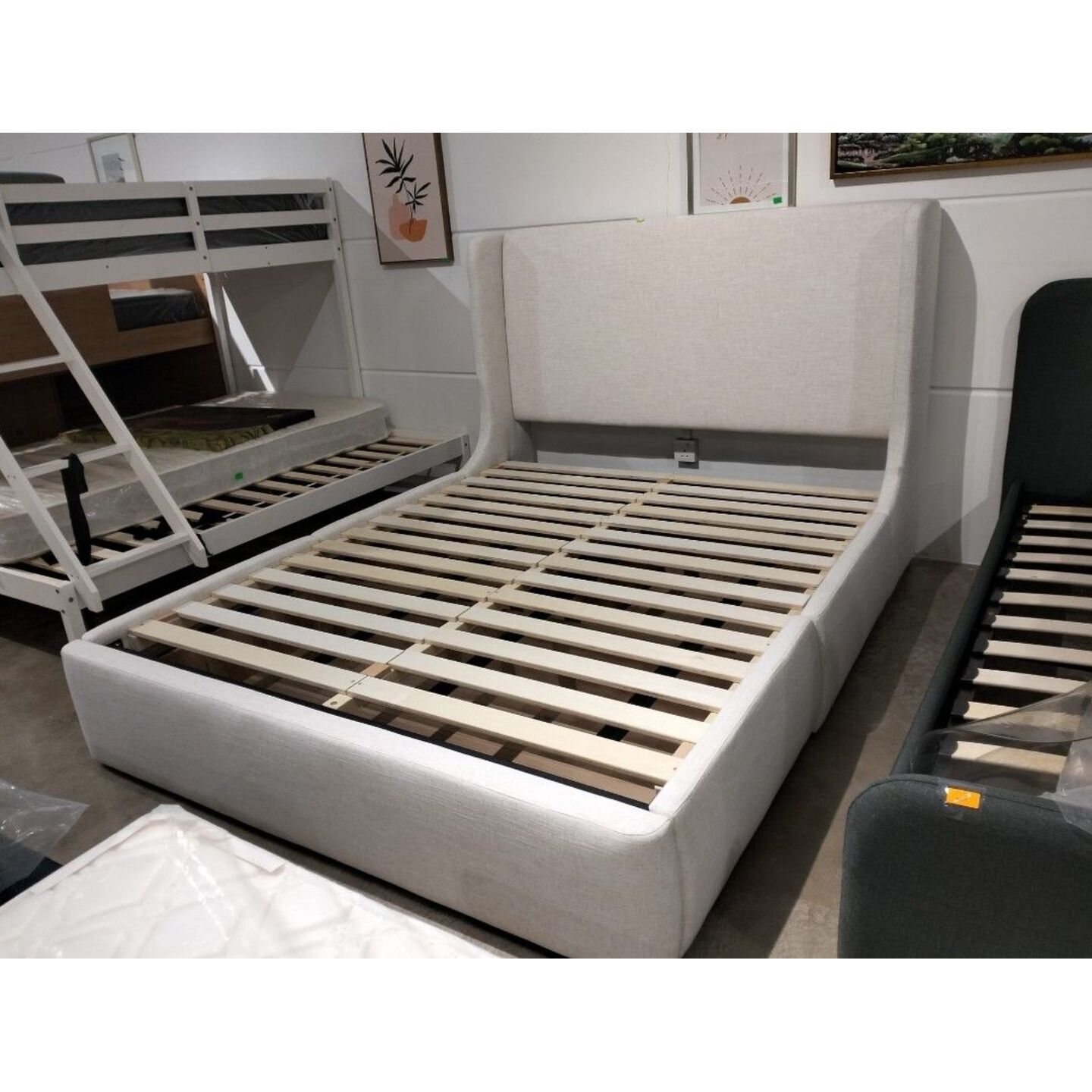 SKYVALE Queen Size Storage Bed Frame