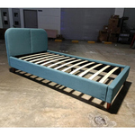 TIDUNA Single Bedframe in TEAL GREEN