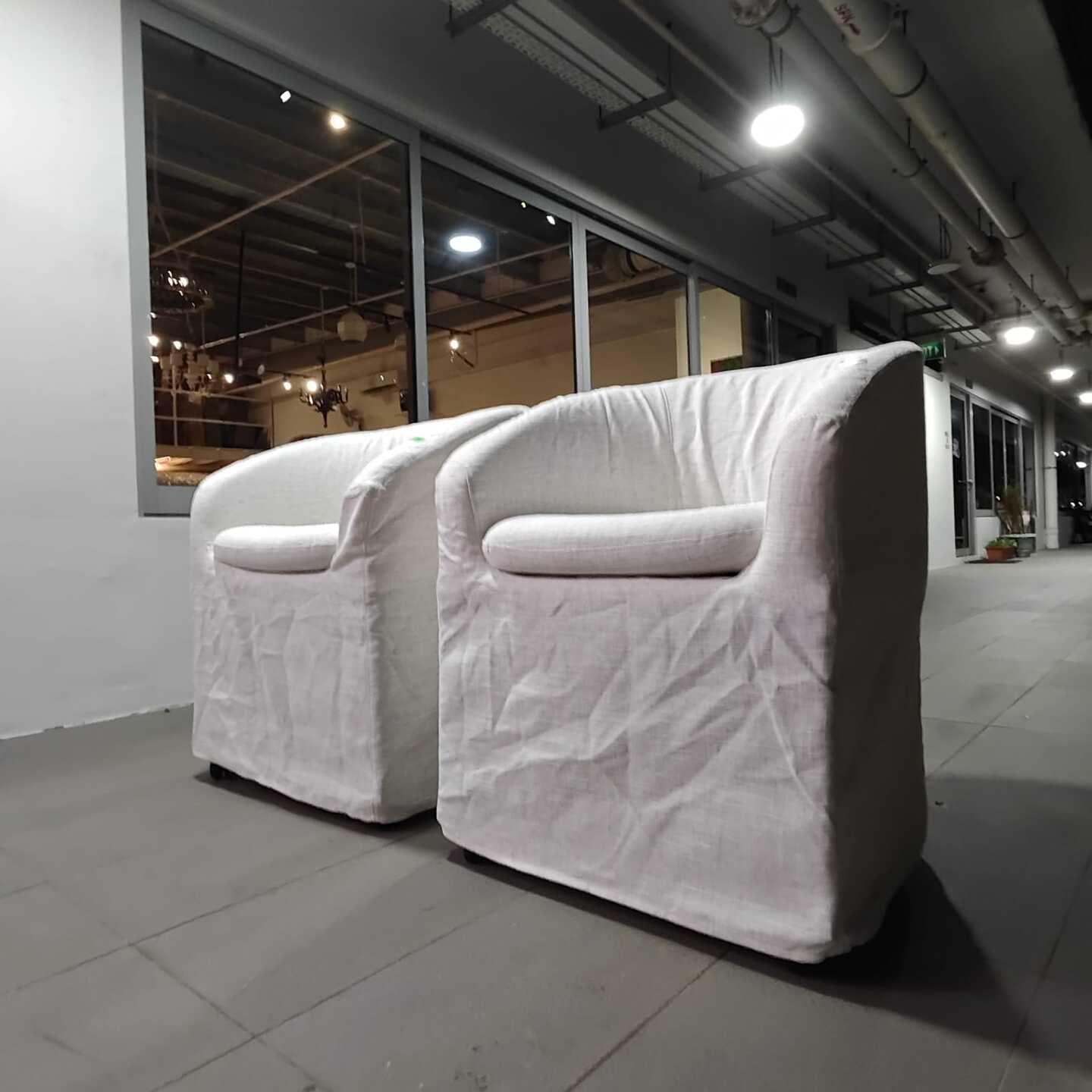 TORRES Slipcovered Dining Chair set of 2