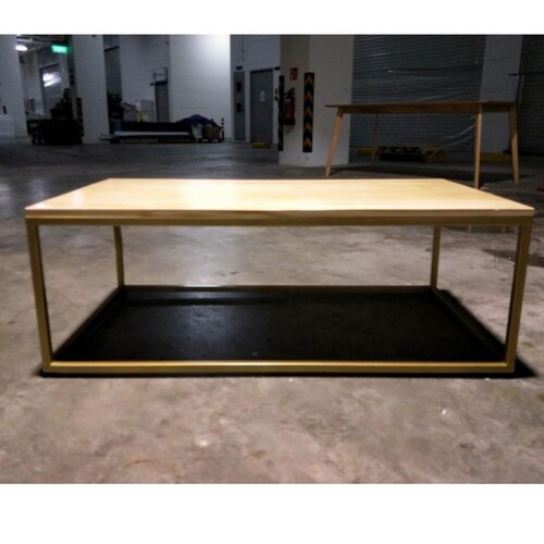 MENTAM Minimalist Solid Wood Coffee Table