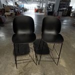 PAIR of VOLKZ Bar Chairs in BLACK