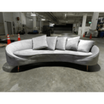 MONDRAKE LUNA 4 Seater Sofa in GREY VELVET