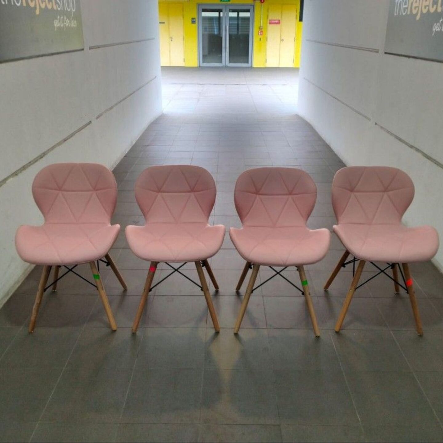 KYOCHI Dining Chairs in PINK (Set of 4)