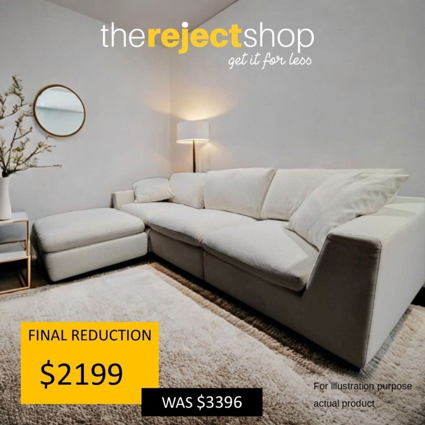 SKYVALE Extended Sofa with Ottoman