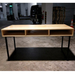 ALEICE Modern Industrial Solid Wood Study Table