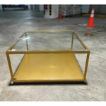 NADINE Modern Tempered Glass Coffee Table