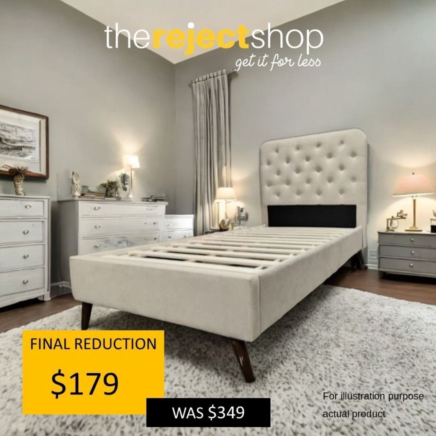 FUKUOKA Single Size Bedframe