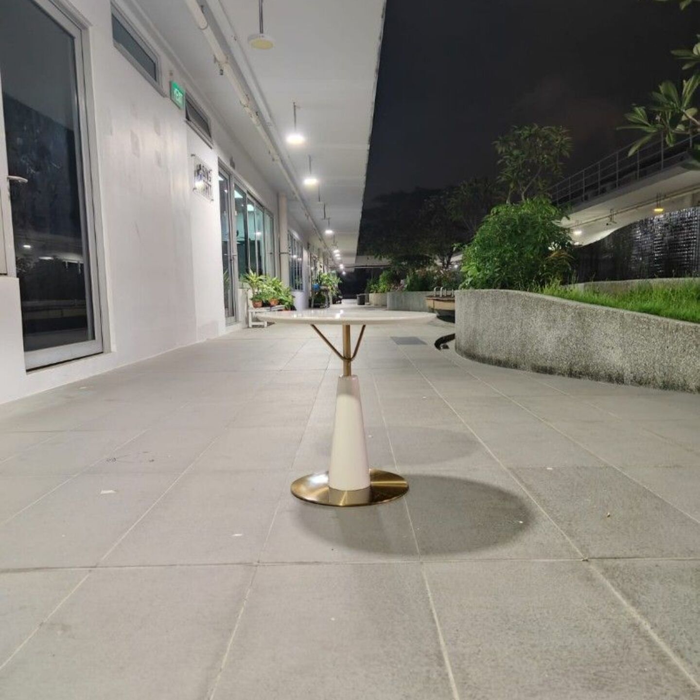 FULMORE SIde Table with Sintered Stone Top