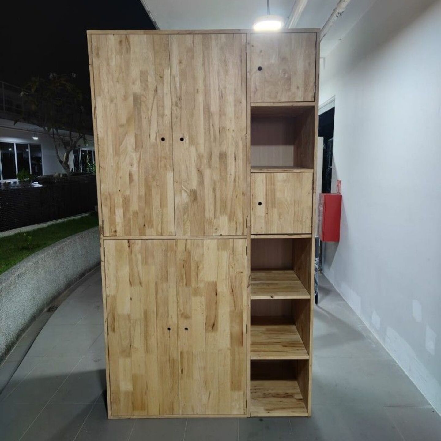 NEDVED 3 Door Solid Wood Wardrobe