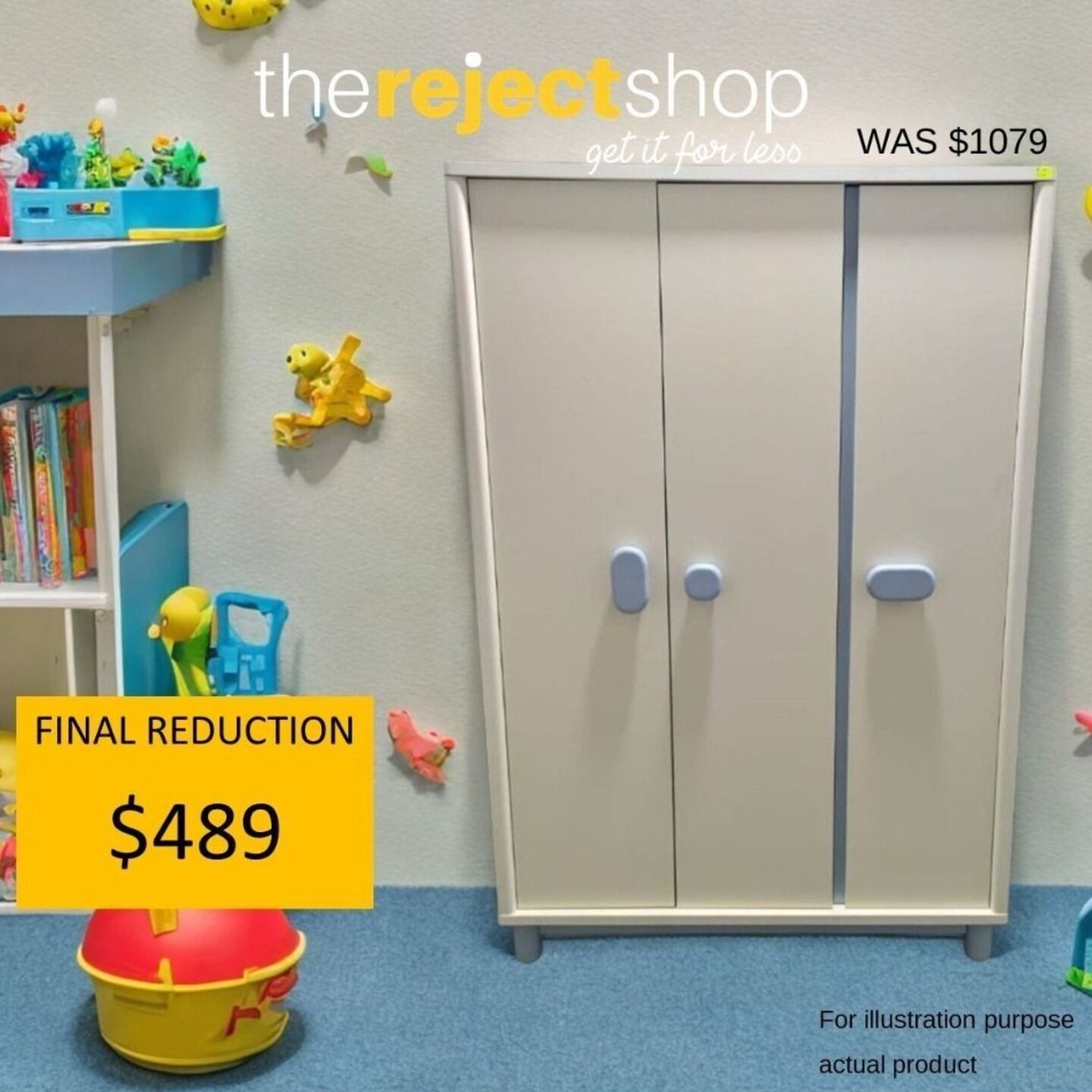 SEBRING Kids 1.2m Wardrobe