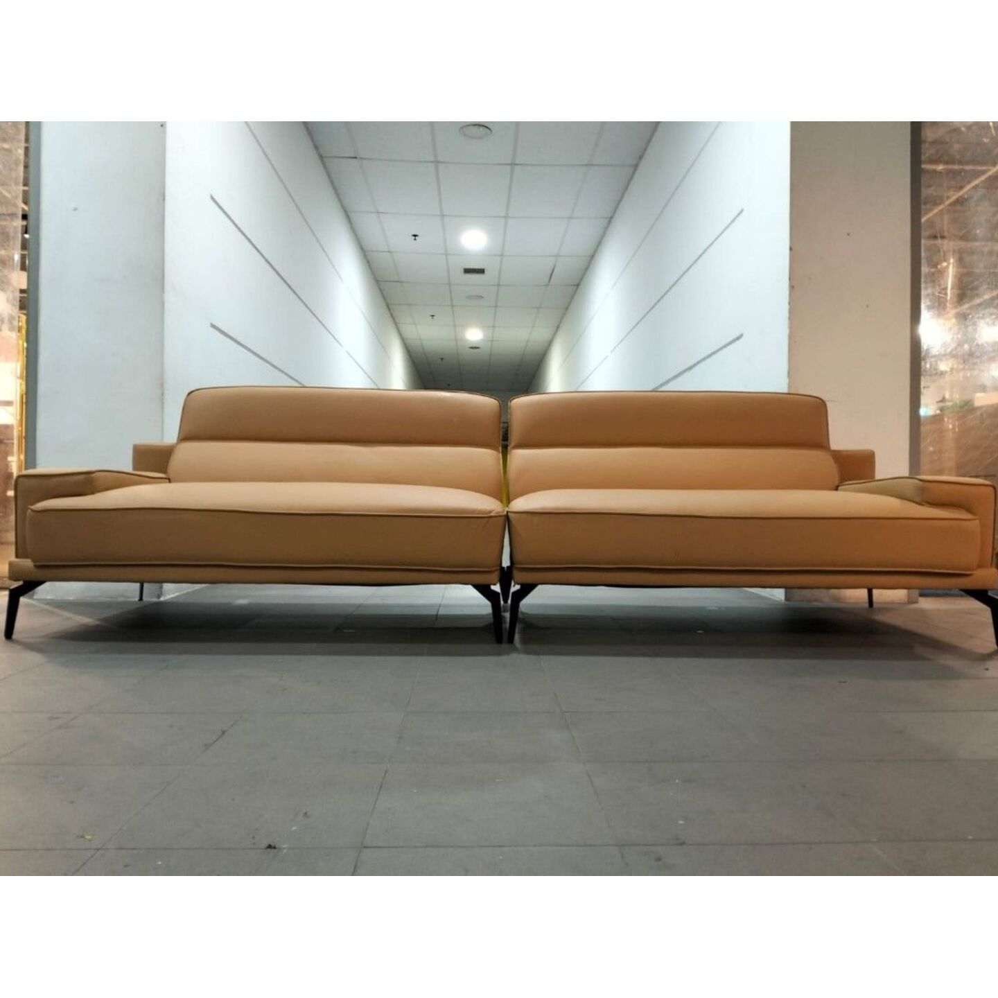 DEBEZIUM 4 Seater Sofa in ITALIAN NAPPA Leather