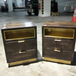 PAIR of TUSCANI INDUSTRI Series Side Tables