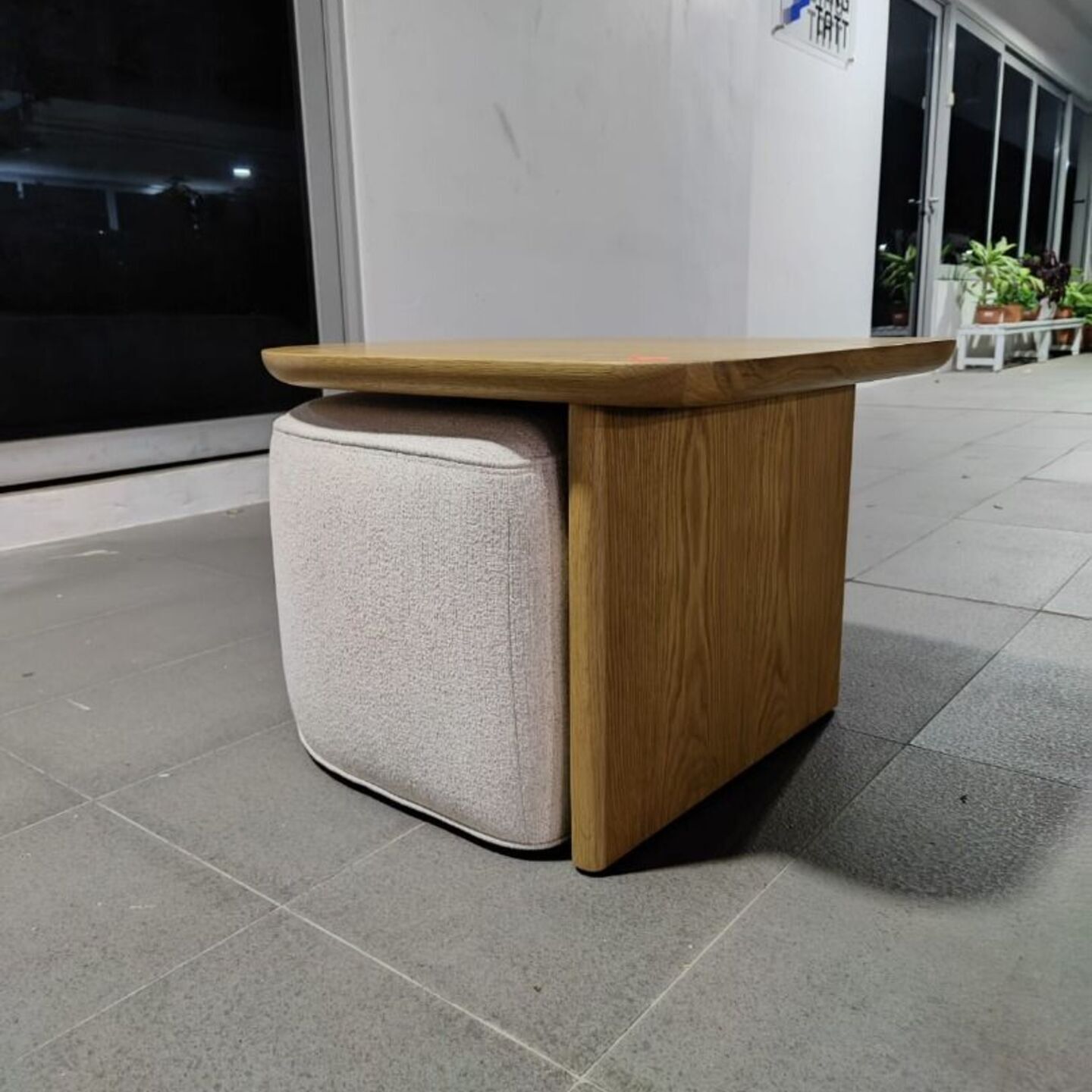 TROSSARD Nesting Side Table(Performance Dune/Natural)