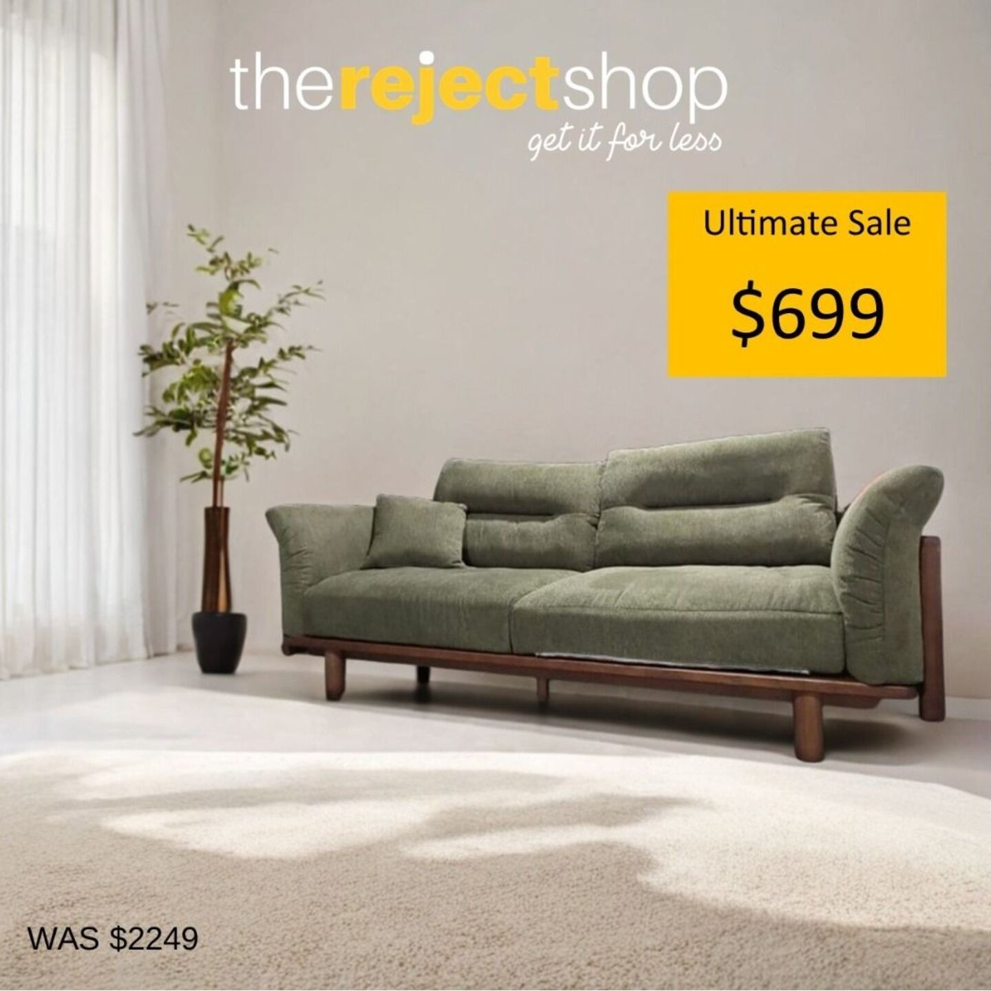 DIAVOLO 3 Seater Sofa