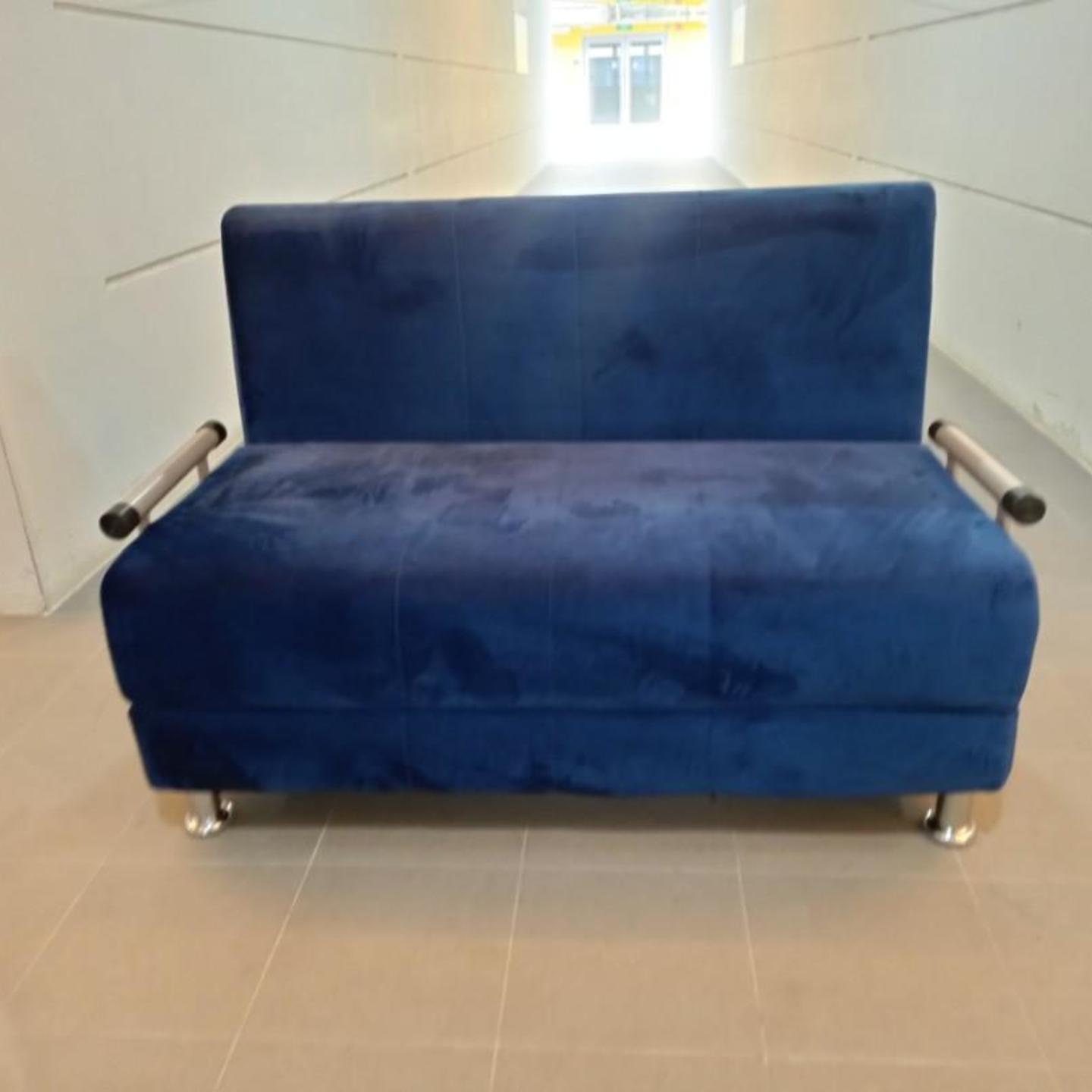 KANOLLI II Sofa Bed in BLUE VELVET