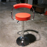 STRADER Bar Stool in RED