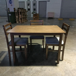 TITAN II Dining Set (3+1) in WALNUT