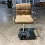 VADO Armrest Bar Stool in COFFEE