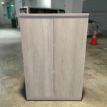 CONSTANCE 3 Tier Swing Door Filing Cabinet ASH Color