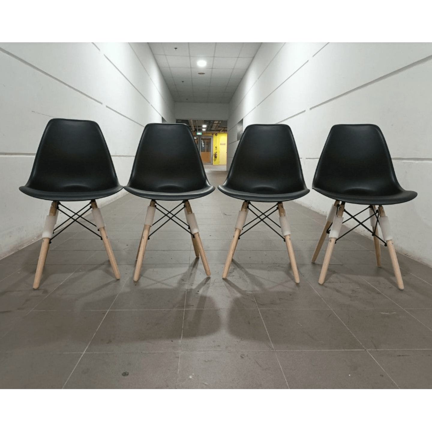 4 x RAZ V2 Dining Chairs in BLACK